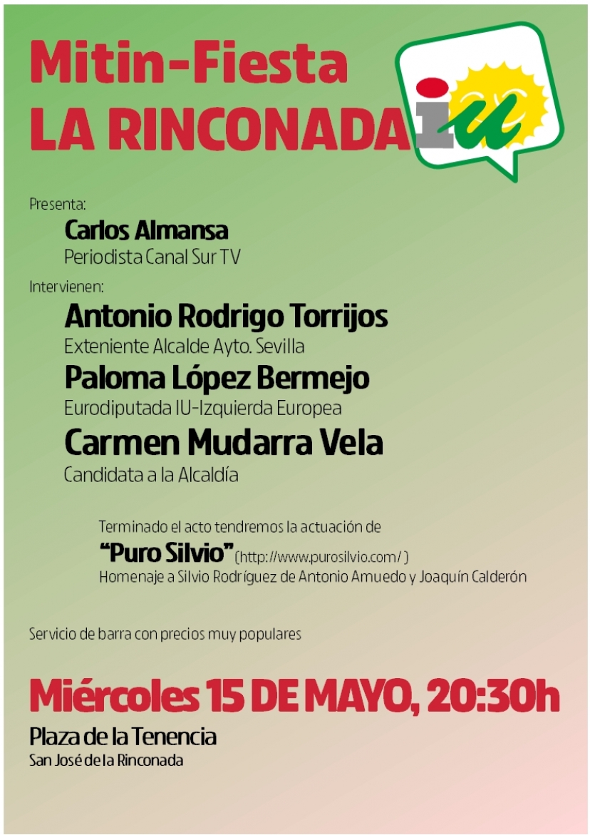 Mitin-Fiesta IU La Rinconada