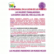 Manifiesto para el 8M de Izquierda Unida en la Rinconada